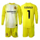 Inter Milan Yann Sommer #1 Keeper Uit tenue Kids 2025-26 Lange Mouwen (+ broek)