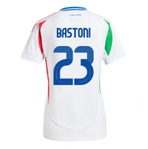 Italië Alessandro Bastoni #23 Uit tenue Dames EK 2024 Korte Mouwen