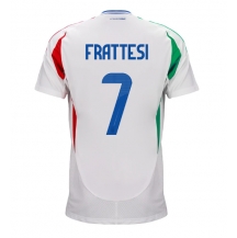 Italië Davide Frattesi #7 Uit tenue EK 2024 Korte Mouwen