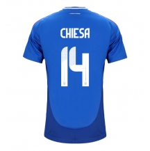 Italië Federico Chiesa #14 Thuis tenue EK 2024 Korte Mouwen