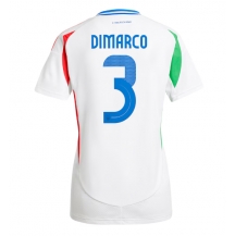 Italië Federico Dimarco #3 Uit tenue Dames EK 2024 Korte Mouwen