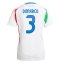 Italië Federico Dimarco #3 Uit tenue Dames EK 2024 Korte Mouwen