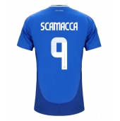 Italië Gianluca Scamacca #9 Thuis tenue EK 2024 Korte Mouwen
