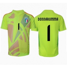 Italië Gianluigi Donnarumma #1 Keeper Thuis tenue EK 2024 Korte Mouwen