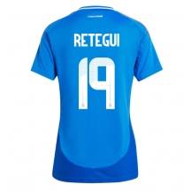 Italië Mateo Retegui #19 Thuis tenue Dames EK 2024 Korte Mouwen