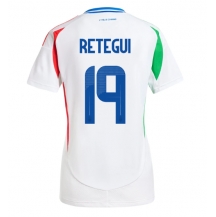 Italië Mateo Retegui #19 Uit tenue Dames EK 2024 Korte Mouwen