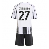 Juventus Andrea Cambiaso #27 Thuis tenue Kids 2025-26 Korte Mouwen (+ broek)