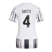Juventus Federico Gatti #4 Thuis tenue Dames 2025-26 Korte Mouwen