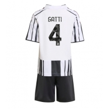 Juventus Federico Gatti #4 Thuis tenue Kids 2025-26 Korte Mouwen (+ broek)