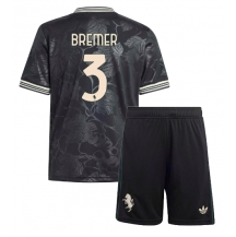 Juventus Gleison Bremer #3 Derde tenue Kids 2025-26 Korte Mouwen (+ broek)