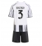 Juventus Gleison Bremer #3 Thuis tenue Kids 2025-26 Korte Mouwen (+ broek)
