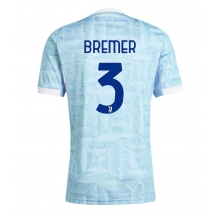 Juventus Gleison Bremer #3 Uit tenue 2025-26 Korte Mouwen