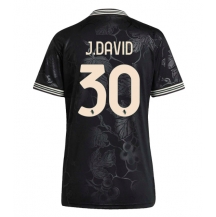Juventus Jonathan David #30 Derde tenue Dames 2025-26 Korte Mouwen