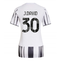Juventus Jonathan David #30 Thuis tenue Dames 2025-26 Korte Mouwen