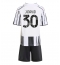 Juventus Jonathan David #30 Thuis tenue Kids 2025-26 Korte Mouwen (+ broek)