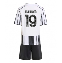 Juventus Khephren Thuram #19 Thuis tenue Kids 2025-26 Korte Mouwen (+ broek)