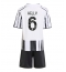 Juventus Lloyd Kelly #6 Thuis tenue Kids 2025-26 Korte Mouwen (+ broek)