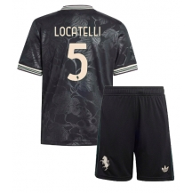 Juventus Manuel Locatelli #5 Derde tenue Kids 2025-26 Korte Mouwen (+ broek)