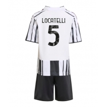 Juventus Manuel Locatelli #5 Thuis tenue Kids 2025-26 Korte Mouwen (+ broek)