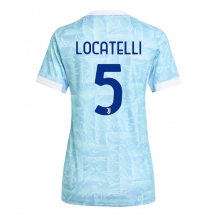 Juventus Manuel Locatelli #5 Uit tenue Dames 2025-26 Korte Mouwen