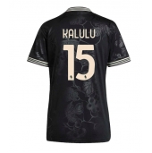 Juventus Pierre Kalulu #15 Derde tenue Dames 2025-26 Korte Mouwen