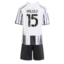 Juventus Pierre Kalulu #15 Thuis tenue Kids 2025-26 Korte Mouwen (+ broek)