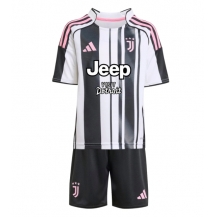 Juventus Thuis tenue Kids 2025-26 Korte Mouwen (+ broek)