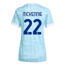 Juventus Weston McKennie #22 Uit tenue Dames 2025-26 Korte Mouwen