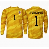 Kroatië Dominik Livakovic #1 Keeper Thuis tenue EK 2024 Lange Mouwen