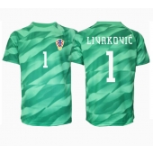 Kroatië Dominik Livakovic #1 Keeper Uit tenue EK 2024 Korte Mouwen