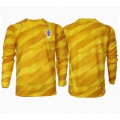Kroatië Keeper Thuis tenue EK 2024 Lange Mouwen