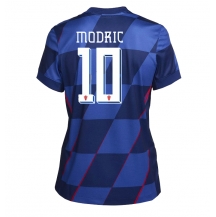 Kroatië Luka Modric #10 Uit tenue Dames EK 2024 Korte Mouwen