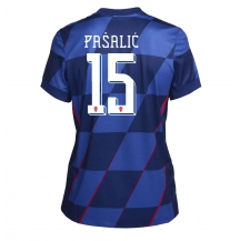 Kroatië Mario Pasalic #15 Uit tenue Dames EK 2024 Korte Mouwen