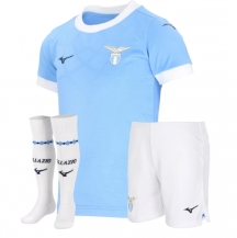 Lazio Thuis tenue Kids 2025-26 Korte Mouwen (+ broek)