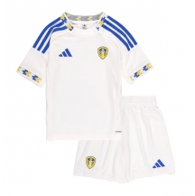 Leeds United Thuis tenue Kids 2025-26 Korte Mouwen (+ broek)