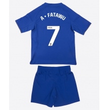 Leicester City Issahaku Fatawu #7 Thuis tenue Kids 2025-26 Korte Mouwen (+ broek)