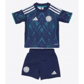 Leicester City Uit tenue Kids 2025-26 Korte Mouwen (+ broek)