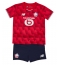 Lille OSC Thuis tenue Kids 2025-26 Korte Mouwen (+ broek)