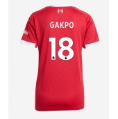 Liverpool Cody Gakpo #18 Thuis tenue Dames 2025-26 Korte Mouwen