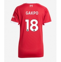 Liverpool Cody Gakpo #18 Thuis tenue Dames 2025-26 Korte Mouwen