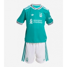 Liverpool Derde tenue Kids 2025-26 Korte Mouwen (+ broek)