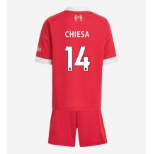 Liverpool Federico Chiesa #14 Thuis tenue Kids 2025-26 Korte Mouwen (+ broek)
