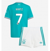 Liverpool Florian Wirtz #7 Derde tenue Kids 2025-26 Korte Mouwen (+ broek)