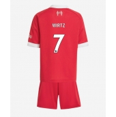 Liverpool Florian Wirtz #7 Thuis tenue Kids 2025-26 Korte Mouwen (+ broek)