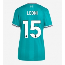 Liverpool Giovanni Leoni #15 Derde tenue Dames 2025-26 Korte Mouwen