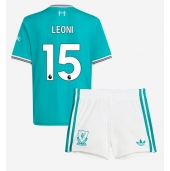 Liverpool Giovanni Leoni #15 Derde tenue Kids 2025-26 Korte Mouwen (+ broek)