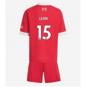 Liverpool Giovanni Leoni #15 Thuis tenue Kids 2025-26 Korte Mouwen (+ broek)
