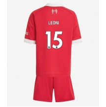 Liverpool Giovanni Leoni #15 Thuis tenue Kids 2025-26 Korte Mouwen (+ broek)