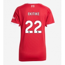 Liverpool Hugo Ekitike #22 Thuis tenue Dames 2025-26 Korte Mouwen