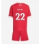 Liverpool Hugo Ekitike #22 Thuis tenue Kids 2025-26 Korte Mouwen (+ broek)